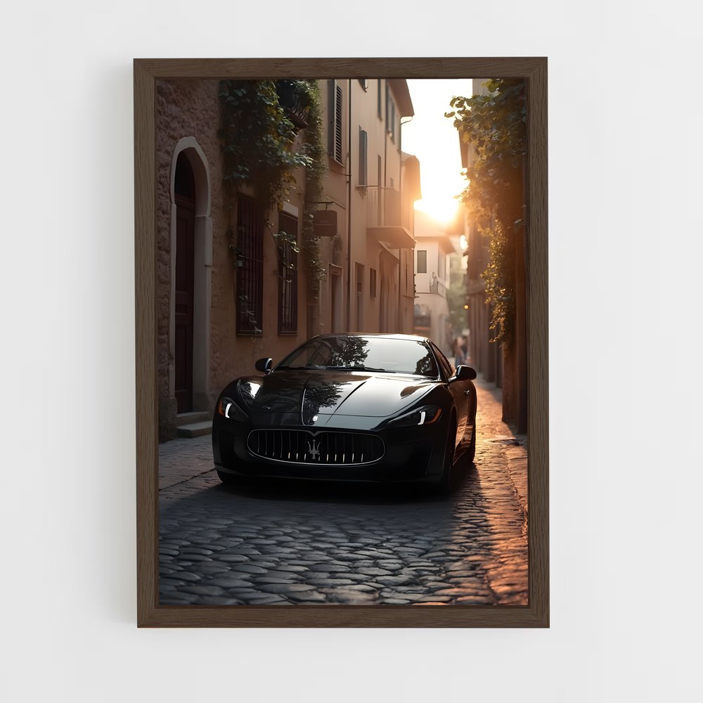 Poster Adrenaline Noir – affiche Maserati (vue 5)